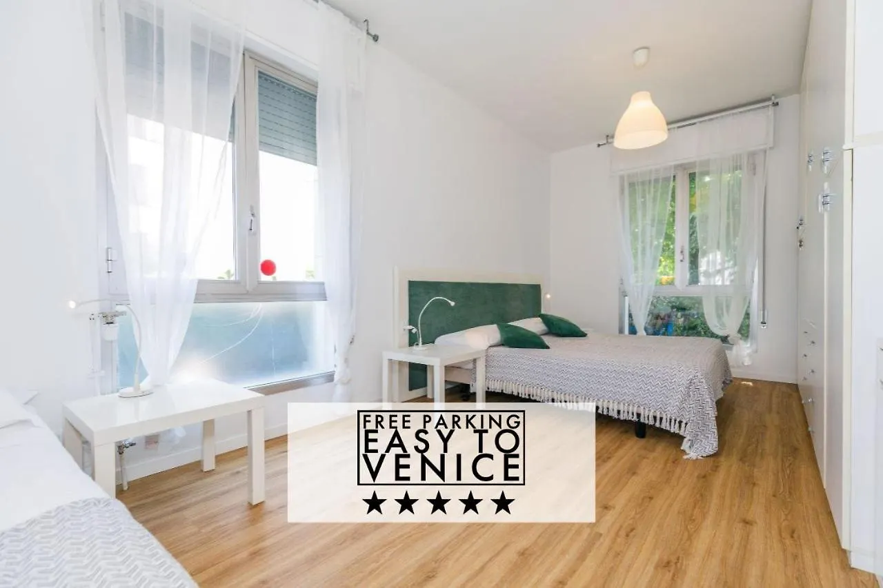 Hapton House Elite2 Comodo - Free Park - Accesso Easy A Venezia Lägenhet Mestre
